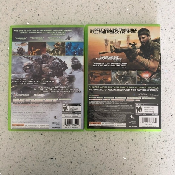 🎮 XBox 360 Call Of Duty Video Games - Picture 6 of 7